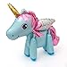 6 Pack 3D Unicorn Walking Animal Balloons - Aluminum Foil for Birthday Party Decorations, Wedding, Baby Shower Supplies - 6 Styles