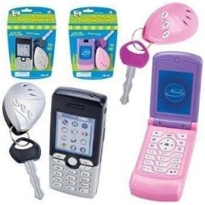 Lets Go Set: Play Flip Cell Phone and Key Alarm - Pink