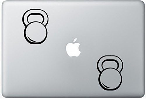 Kettlebell LeporeDecals1838 Set Of Two (2x) , Decal , Sticker , Laptop , Ipad , Car , Truck