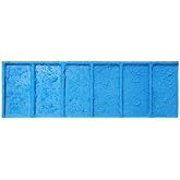 Worn Brick Concrete Stamp for Borders by Walttools | Classic Masonry Paver Decorative Pattern, Sturdy Polyurethane Texturing Mat, Realistic Detail (Single)