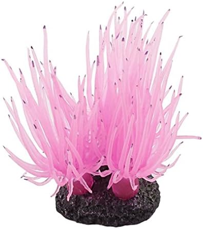 Vacally Silicone Aquarium Ornament Fish Tank Artificial Coral Plant Ornament Beautiful