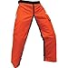 Forester Chainsaw Safety Chaps with Pocket, Apron Style (Long 40", Orange) primary