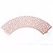 KINGSO 12pcs Filigree Vine Cupcake Wrappers Wraps Cases Wedding Birthday Decorations