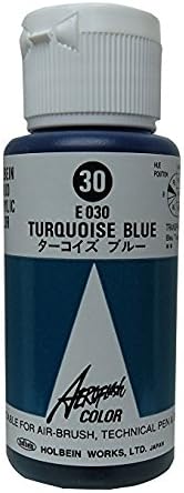 Aeroflash Color (Turquoise Blue E-030) 1 Bottle of 35ml From Holbein Japan
