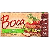 Boca Vegan Veggie Burgers, 10 Ounce (Pack of 12)