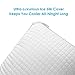 Pillow for sleeping, Soft Bed Pillow with Ice Silk&Plush Pillow Cover for Summer&Winter, 50 Individually Pocket Spring，Washable&Removable Pillows by Amada(Queen)