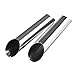 TTBD 12pcs 5 Inches Stainless Steel Cannoli Form Tubes, Cream Roll Horn Molds Cannoli tubes - Diagonal Shaped
