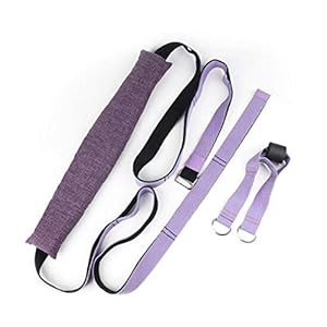 Eighty Back Bend Assist Trainer Leg Stretcher Yoga Stretching Strap with Door Anchor Adjustable Leg Stretcher Double layer Waist Back Stretch Band Aerial Yoga