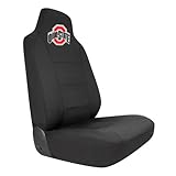 Pilot Alumni Group SC-944 Black Seat Cover with Logo (Collegiate Ohio State Buckeyes)