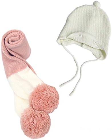TRENDINAO Baby Toddler Infant Boys Girls Fashion Winter Warm Woolen Coif Hood Scarf Caps Hats Set