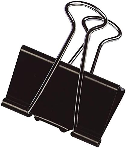 Q Connect Foldback Clips manufactured from high quality steel. Handles fold flat for space saving filing. Capacity - 42mm.