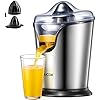 AICOK-Electric-Citrus-Juicers-100-W-Electric-Orange-Juicer-Stainless-Steel-Orange-Squeezer-Electric-Citrus-Juicers-with-Ultra-Quiet-Motor-Two-Size-Cones-and-Dripless-Spout-BPA-Free AICOK Electric Citrus Juicers 100 W Electric Orange Juicer Stainless Steel Orange Squeezer, Electric Citrus Juicers with Ultra Quiet Motor, Two Size Cones and Dripless Spout, BPA-Free