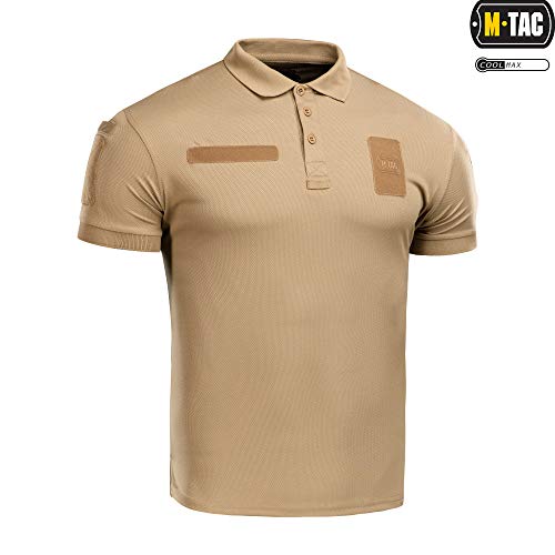 image for M-Tac Tactical Polo Coolmax Shirt Duty Uniform Moisture Wicking Short 