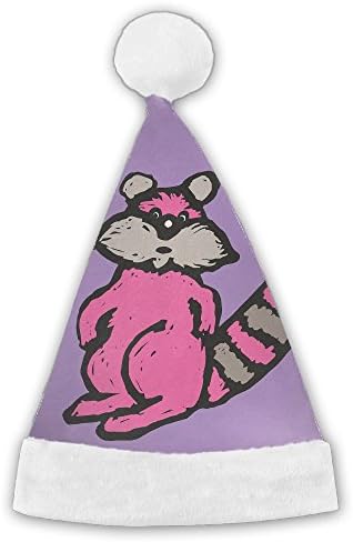 ERNAA Christmas Santa Hat Cat With Long Tail Holiday Theme Hats Printed For Adults And Children