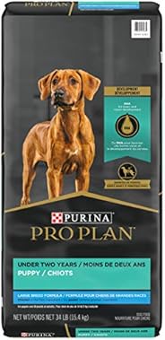Pro Plan Large Breed Dry Puppy Food, Chicken 15.4kg Bag