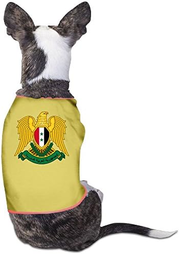 OdusHigh Dog Shirt Dog Clothes Cat Shirt Modelling Syrian National Emblem