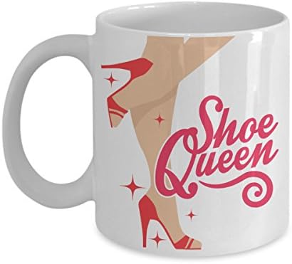 Shoe Queen Mug 11oz - Shoe Lover Coffee Mug - Gift for Shoes Collector