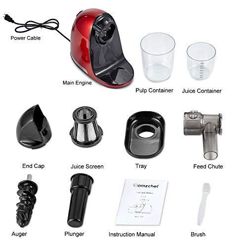 6 Masticating+AMZCHEF+Extractor+Professional+Vegetable