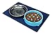 Hubulk Dog Cat Food Feeding Mat Made from FDA Food-Grade Silicone Non Slip Waterproof No Mess Pet Food Mat Dog Bowl Placemat Large 19