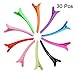 fani Hair Clips Duck Teeth Bows Multi-Color Plastic Barrettes Professional Non-Slip Design Crocodile Hair Clips for Women,Girls