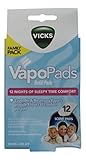Vicks Sleepy Time Vapor Scented Refill Pads Family Pack, Lavender And Rosemary Scent-12 Pads