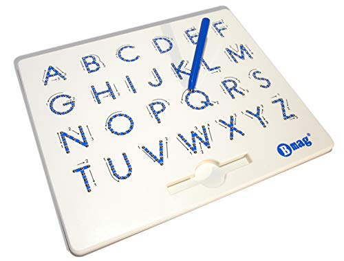 BMAG Magnetic Drawing Tablet, Magnetic Upper-case Alphabet Letters Tracing Board, ABC Magnetic Drawing Letter Board, Magnatab Learning Toys for Kid - Thumbnail 6