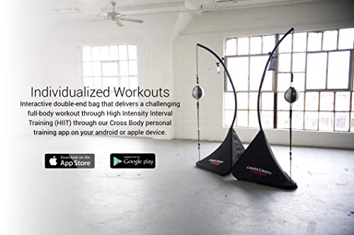 Nexersys Cross Body Trainer Interactive Double End Bag for Boxing, MMA, Fitness, Cardio, Core Strength - The Ultimate Boxing Experience, App Includes 10k HIIT Workouts and Teaches Proper Technique - Thumbnail 3