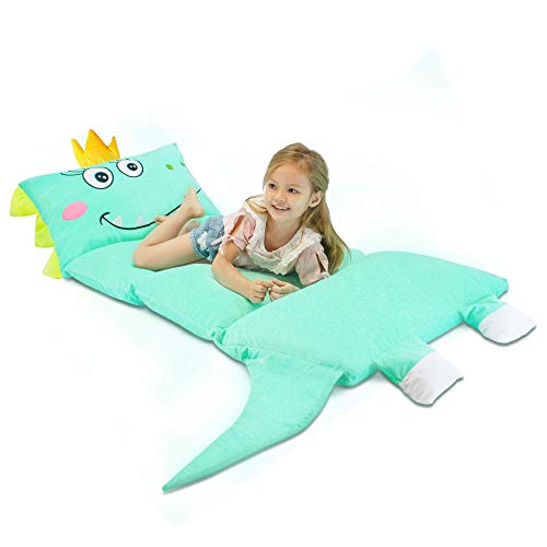 Floor Pillow Bed Cover Dinosaur Floor Lounger Seats Case for Kids