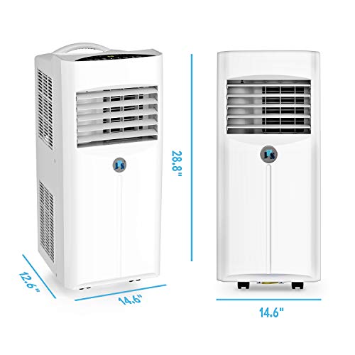 JHS 10,000 BTU Portable Air Conditioner 3in1 Floor AC Unit with 2 Fan