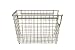 Spectrum Diversified Scoop Stacking Storage Basket, Medium, Satin Nickel (03277)
