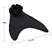 BE FINE Mermaid Tails for Swimming with Monofin,Diving Swim Fins for Kids and Adults(Black)
