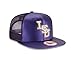 New Era NCAA LSU Tigers Men's Team Sleek Trucker 9FIFTY Snapback Cap, Purple, One Size
