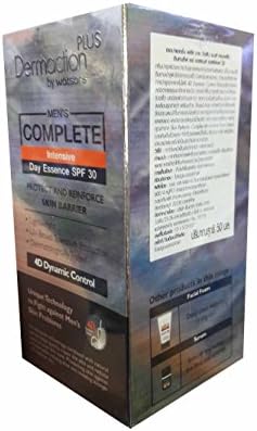 2 Packs of Dermaction Plus by Watsons Men's Complete Intensive Day Essence SPF 30. Protect and reinforce skin barrier. Lightweight, UV broad spectrum protection. (50 ml/ pack)..
