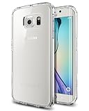 Spigen Ultra Hybrid Galaxy S6 Edge Case with Air Cushion Technology and Hybrid Drop Protection for Galaxy S6 Edge 2015 - Crystal Clear
