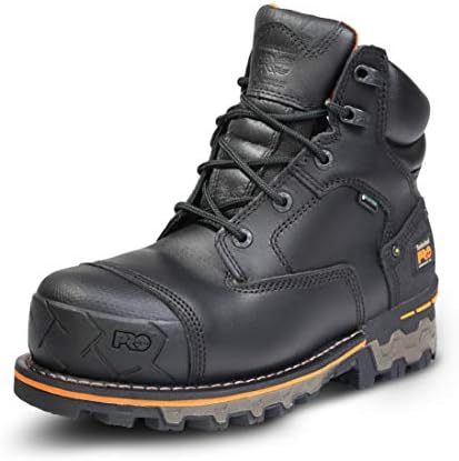 timberland pro boondock 8 inch composite toe boots black