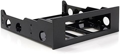 JXSZ 3.5" to 5.25" Floppy to Optical Drive Bay Mounting Bracket Front Panel for Desktop PC