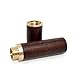 Vecent Portable Wood Toothpick Holder Mini Toothpick box Pocket Toothpick Holder (Dark Brown)