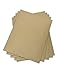 Brown Kraft Chipboard – Medium Weight 30 Point (0.03 inch) Cardboard | Thick and Sturdy, Great for Arts and Crafts, Packaging, Scrapbooking, Notepad Backing | 25 Chipboard Sheets | 11