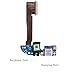Unifix Charging Port Flex Cable Dock Connector USB Port Repair Part for HTC One M8 (Single Pin) + Toolkit