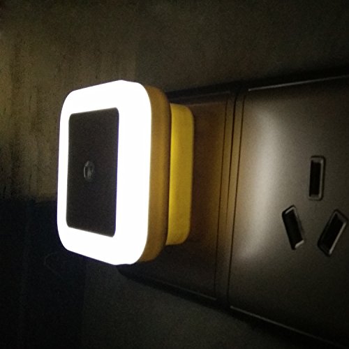 Minerva 0.5W Plug - in LED Night Light Lamp with Smart Sensor, Dusk to Dawn Light White Soft Brightness for Bedroom, Bathroom, Hallway and Baby's Room, FCC Approved, 4 - pack - Thumbnail 6