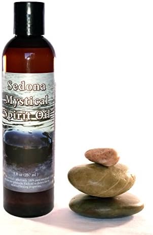 FREE SHIPPING,Sedona Mystical Healing Stones kit ,Massage stones &amp; 100% Pure all natural Essential Oils,therapeutic &amp; restoring massage oil blend ,8 oz. mystical healing body oil,Hot Stone massage set