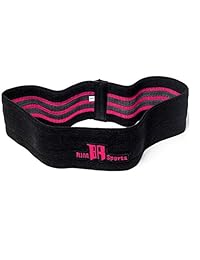 RIMSports Elite Hip Banda de resistencia para abductores para sentadilla- banda ideal para la cadera para estocadas- banda de alta calidad para la cadera para ejercicios de glúteos y caderas