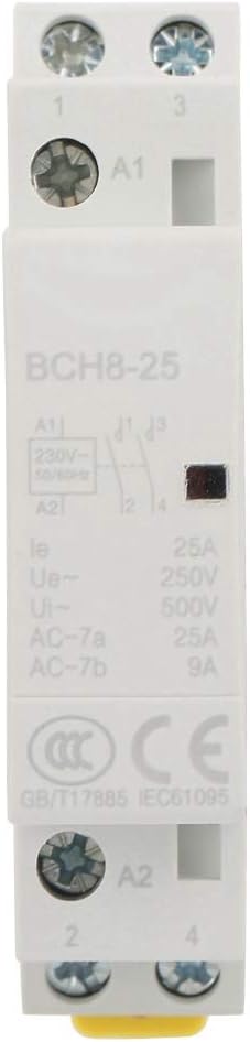 AC Contactor 2P 25A 220V/230V 1NO 1NC 50/60HZ Din Rail Household AC Contactor - Image 5