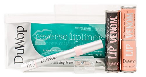 DuWop3-Piece Set - Lip Plumping Lip Venom, Pink Shimmer and Reverse Lipliner - Bundle 3 products