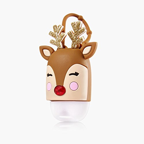 Bath & Body Works PocketBac Hand Gel Holder Light Up Reindeer 2016