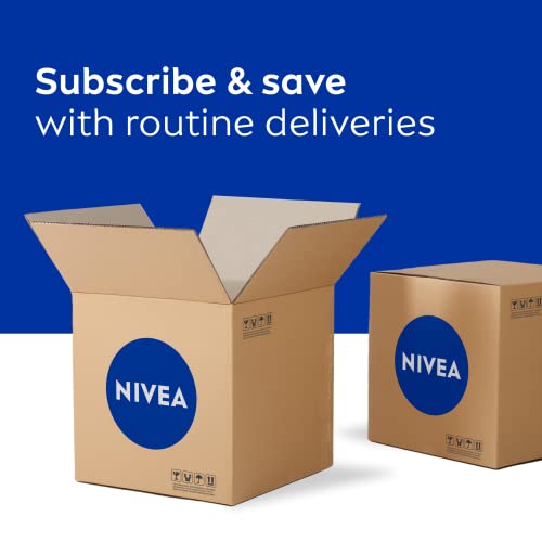 NIVEA ESSENTIALLY ENRICHED BODY LOTION FOR VERY DRY SKIN WITH HYALURONIC ACID, ALMOND OIL AND DEEP NOURISHING SERUM, 72-HOUR BODY MOISTURIZER, 16.9 FL OZ PUMP BOTTLE, PACK OF 2
