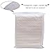 MBJERRY Infant Bamboo Fiber Waterproof Changing Pad - Natural Organic Cotton Mattress Pad Cover - Reusable Portable Changing Mat for Home and Travel (11.8 x 17.7 Inch, Brown & Green & White Stripes)