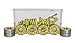 Yellow Jacket Premium Skateboard Bearings, Pro Longboard Bearings, 608, ABEC 9, Yellow Jacket (Pack of 8)