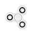 LNMBBS Hand Spinner Fidget Toy - Stress Reducer, Good for ADD, Anxiety, and Autism– Tri-spinner Fidget Toy, Best Stress Relieve, Perfect for Killing Time (White)