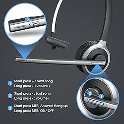XAPROO Wireless Headset with Microphone for